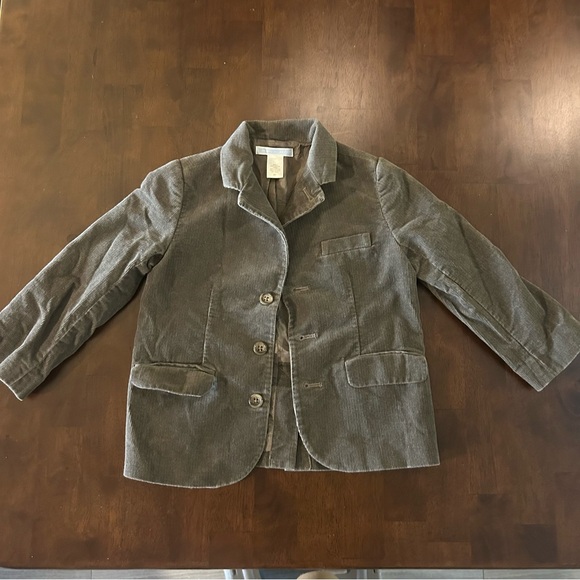 Janie and Jack Boys Gray Corduroy Blazer Jacket Size 2T - Picture 7 of 16